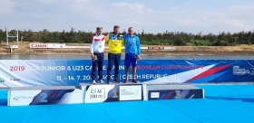 В период с 9 по 14 июля в г. Рачице (Чехия) проходил Чемпионат Европы по гребле на байдарках и каноэ среди юниоров, юниорок и молодежи до 23 лет