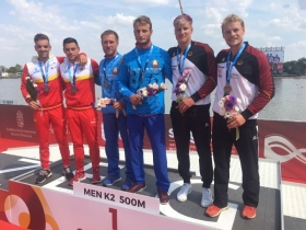 Учреждение «ГЦОР по гребным видам спорта» поздравляет команду Республики Беларусь по гребле на байдарках и каноэ  с достойным выступлением!!!